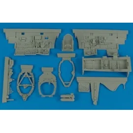 Ensemble cockpit pour Supermarine Spitfire Mk. IX (pour les maquettes Tamiya)