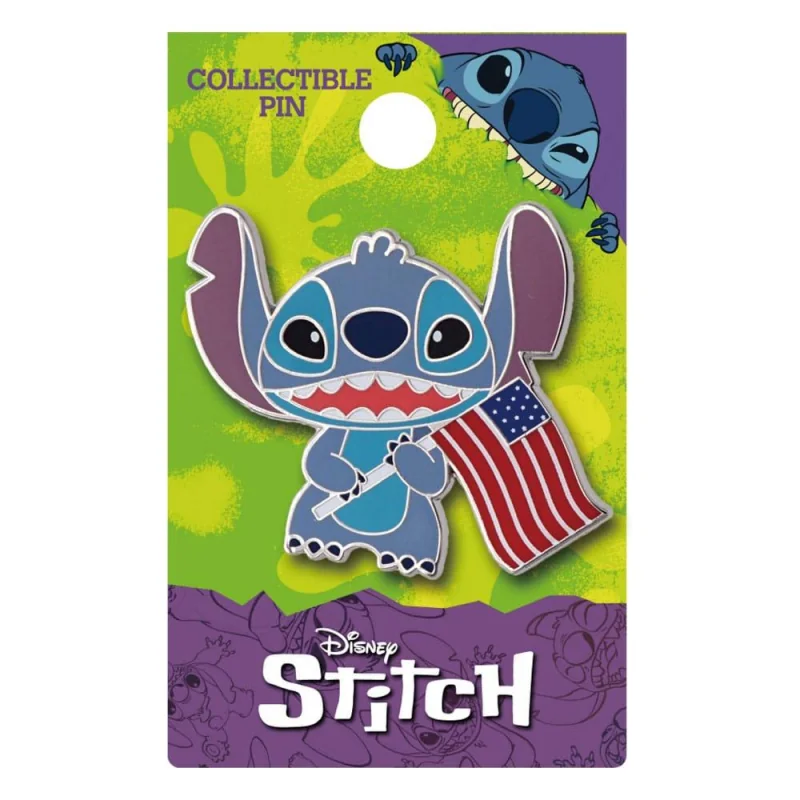 LILO & STITCH - Stitch 4 Juillet - Pin's en émail