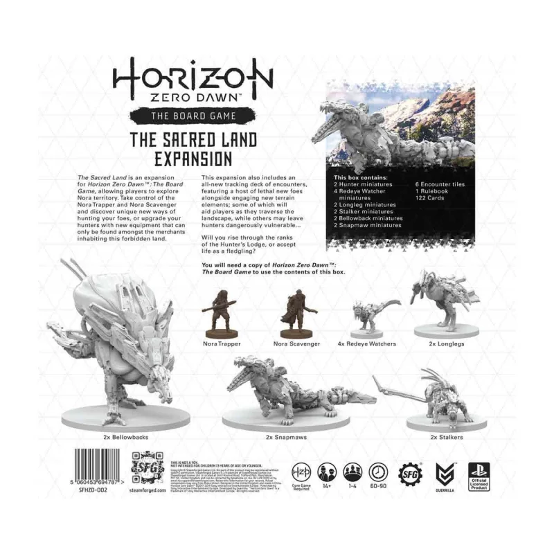 Horizon Zero Dawn The Board Game - Sacred Land Expansion Set