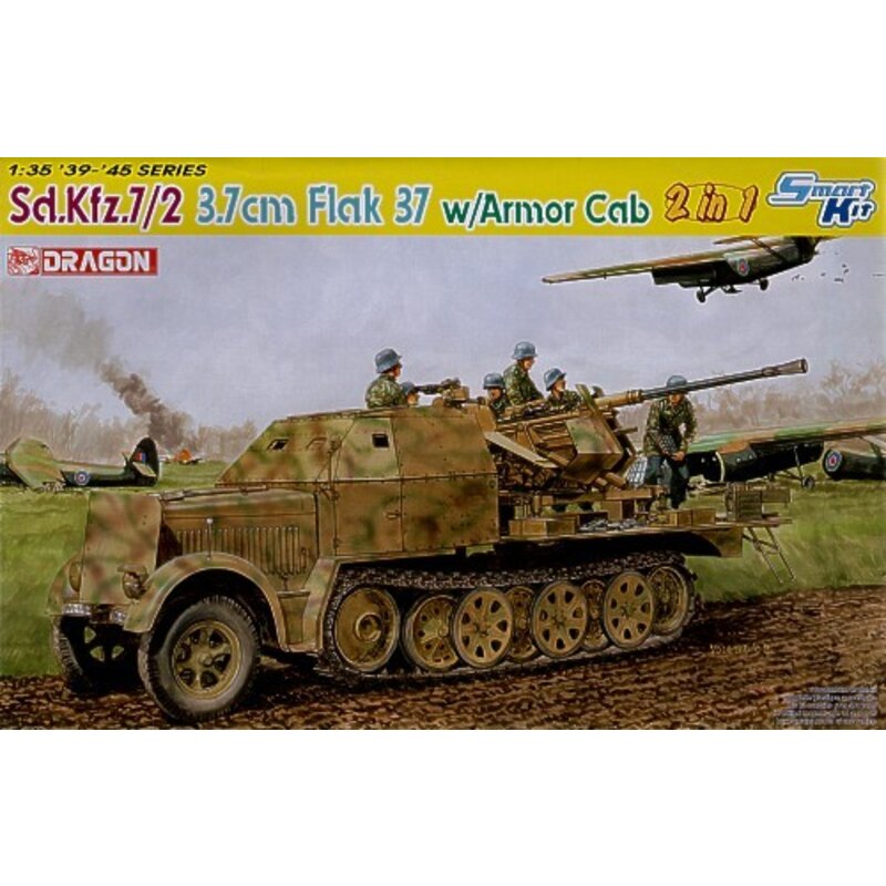 Sd.Kfz.7/2 Flak 37 de 3.7 cm avec cabine blindée