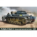 Pz.Kpfw.II Ausf.b-German Light Tank w/fuel trailer