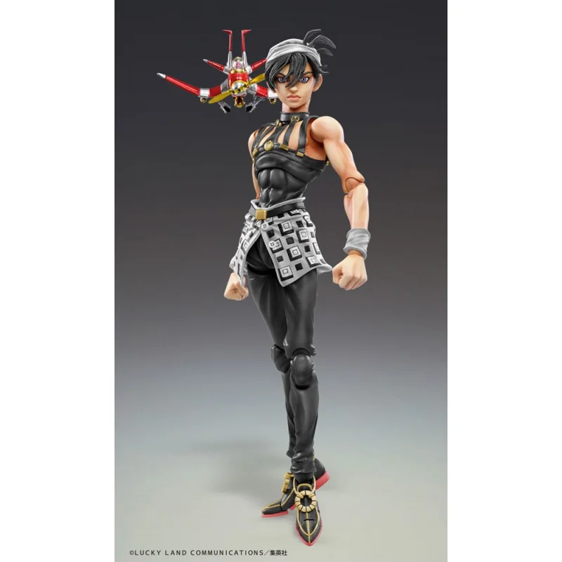 JoJo's Bizarre Adventure Golden Wind Narancia Ghirga & As Ver. Black Chozokado 15 cm