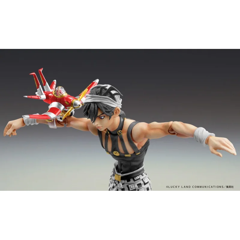 JoJo's Bizarre Adventure Golden Wind Narancia Ghirga & As Ver. Black Chozokado 15 cm