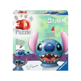 Lilo & Stitch puzzle 3D balle avec oreilles Stitch (72 pièces)