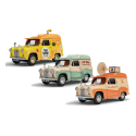 Wallace & Gromit Véhicule 1/43 Austin A35 Van Collection - Cheese Please!, Top Bun, Spick & Spanmobile