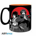 NARUTO SHIPPUDEN - Mug - 460 ml - Groupe noir & blanc - avec boîte