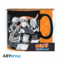 NARUTO SHIPPUDEN - Mug - 460 ml - Groupe noir & blanc - avec boîte