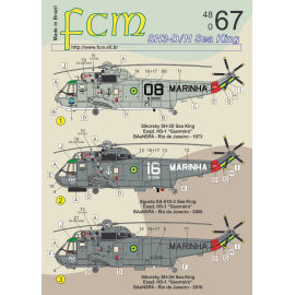 Décal Sea King SH-3D / AH-3H Brazilian Navy [Westland Sea King HAS.1/HAS.5/HU.5]