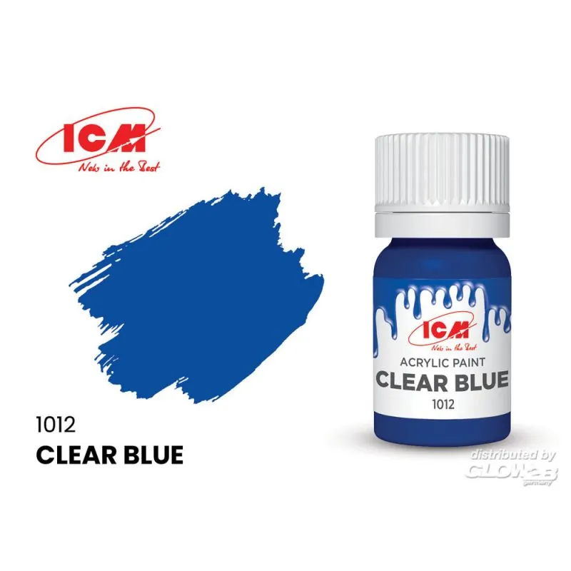 CLEAR COLORS Clear Blue bottle 12 ml