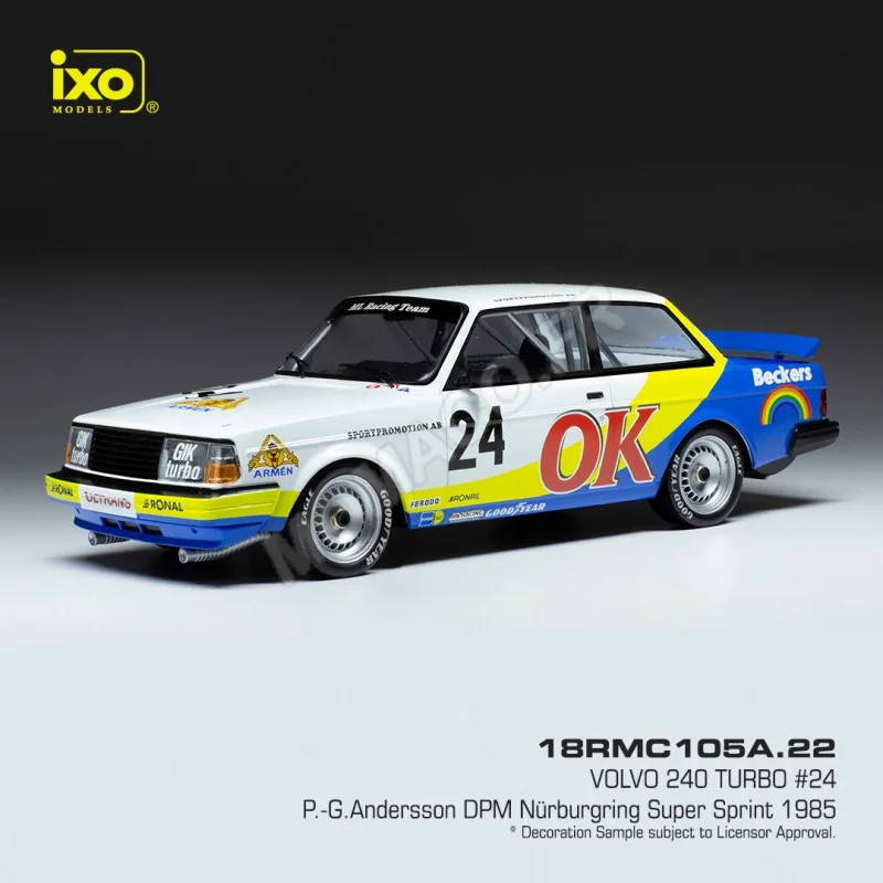 VOLVO 240 TURBO 24 ANDERSSON EQUIPE OK NÜRBURGRING 1985