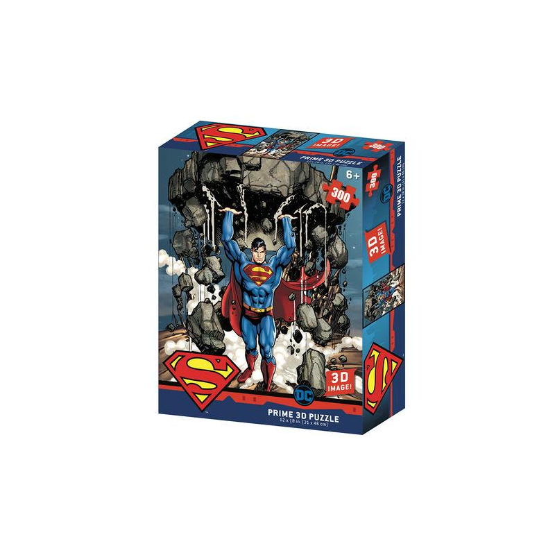 SUPERMAN - Super Strength - Puzzle lenticulaire 3D 300P '46x31cm'