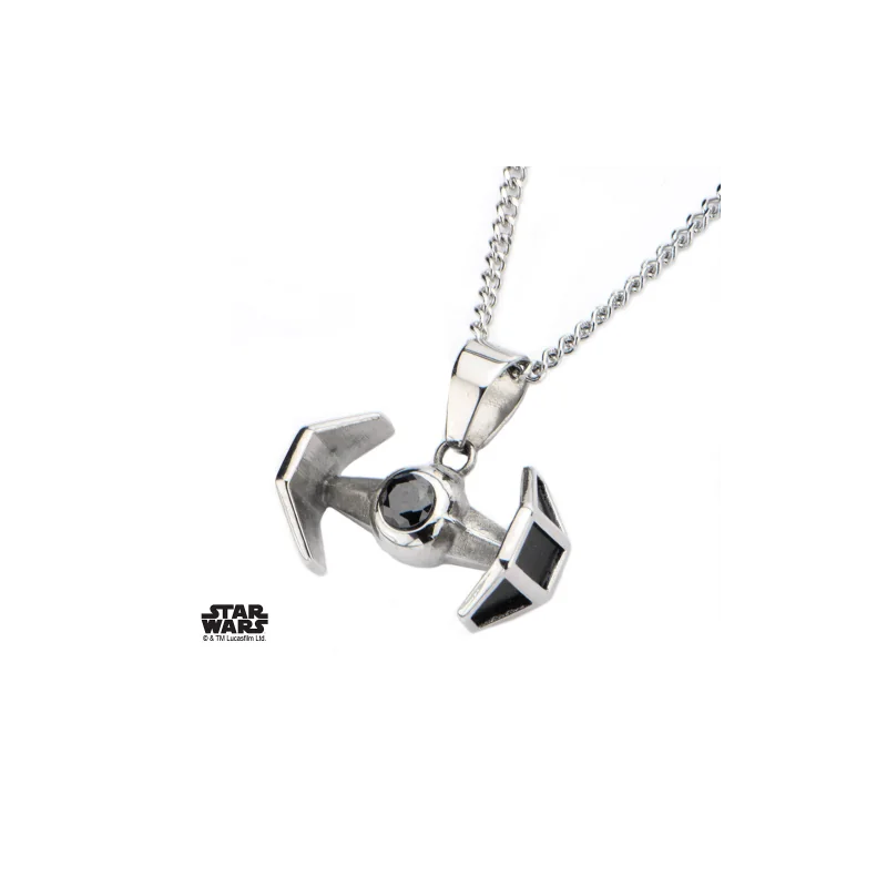 STAR WARS - Stainless Steel Tie Fighter Pendant