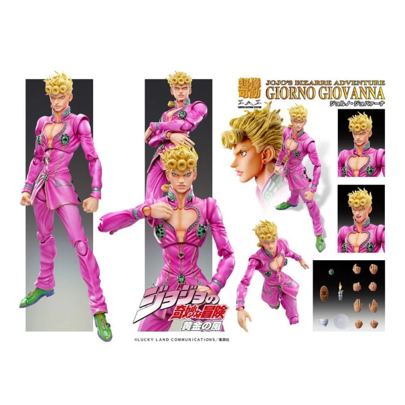 JOJO PART 5 Golden Wind - Giorno Giovanna - Figurine Chozokado 15cm