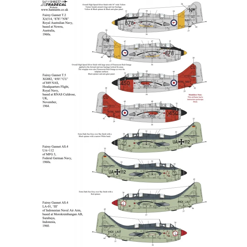 Fairey Gannet COD.4/AS.4/T.2/T.5 Collection (9)