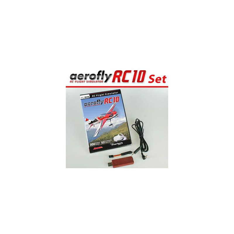 Aerofly RC 10 avec cordon Spektrum