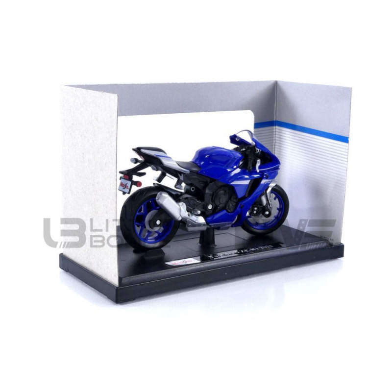 Miniature moto Maisto YAMAHA YZF-R1 - 2021 chez 1001hobbies (Réf.20-21837BL)