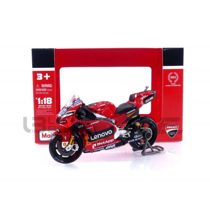 Maisto - Moto Echelle 1/12e Edition Spéciale Ducati - Rouge
