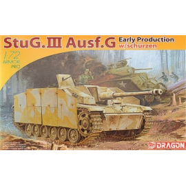 Maquette StuG III Ausf. G avec Schurzen de blindage 