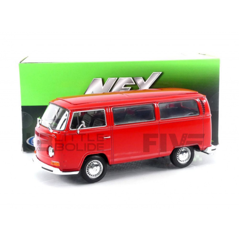Miniature bus Welly VOLKSWAGEN COMBI T2 BUS - 1972 chez 1001hobbies (Réf.)