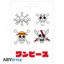 ONE PIECE - Stickers - 16x11cm/ 2 planches - Skulls des Empereurs