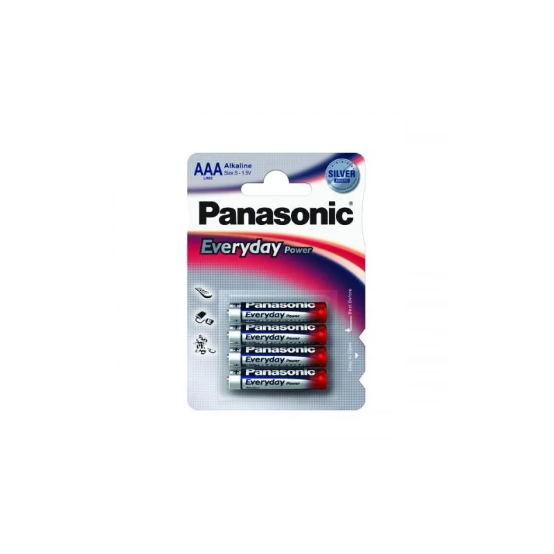 Pile alcaline Panasonic (blister) LR03 Everyday Power 1.5V 1.46Ah X4