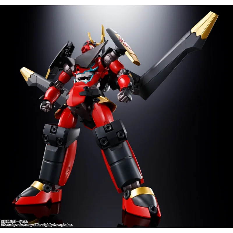 Tengen Toppa Gurren Lagann figurine Diecast Soul of Chogokin GX-107 Gurren Lagann & Giga Drill Set 18 cm