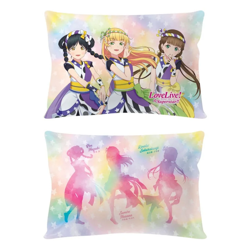 Love Live! Superstar!! oreiller Ren, Sumire, Kinako 50 x 35 cm