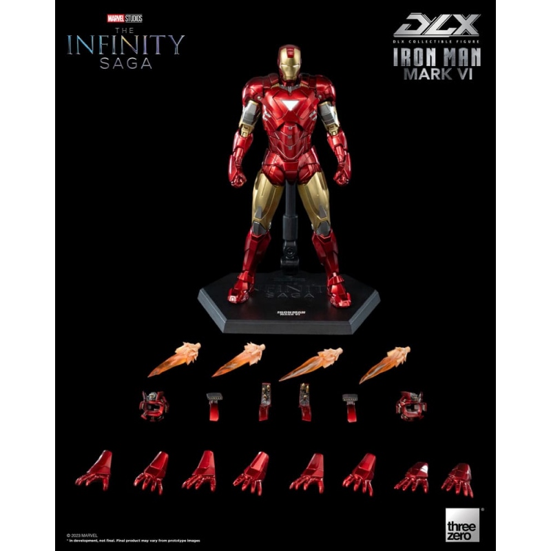 Infinity Saga figurine 1/12 DLX Iron Man Mark 6 17 cm