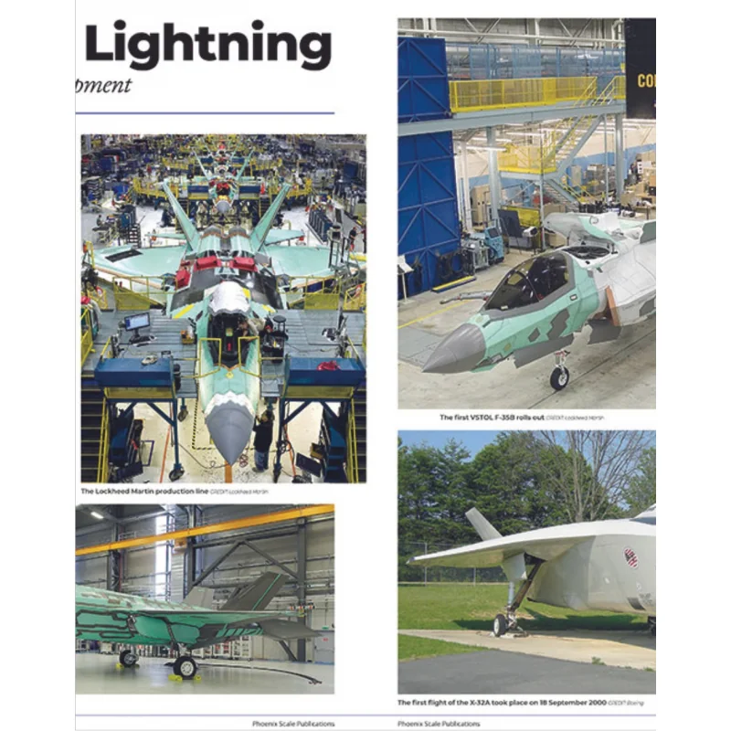 Livre Lockheed Martin F-35 Lightning II By Andy EvansReal to Replica Blue series 4