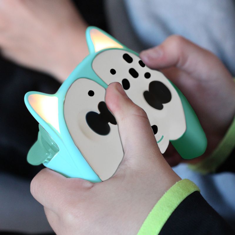 Switch - Manette Animal Sans Fil Pandy taille enfant avec palettes et LED - Verte