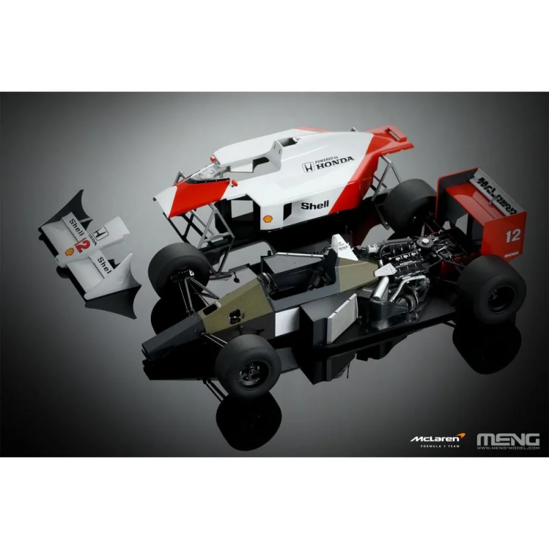 MENG MODEL: 1/12; McLaren MP4/4 1988 (model kit Pre-colored Edition)