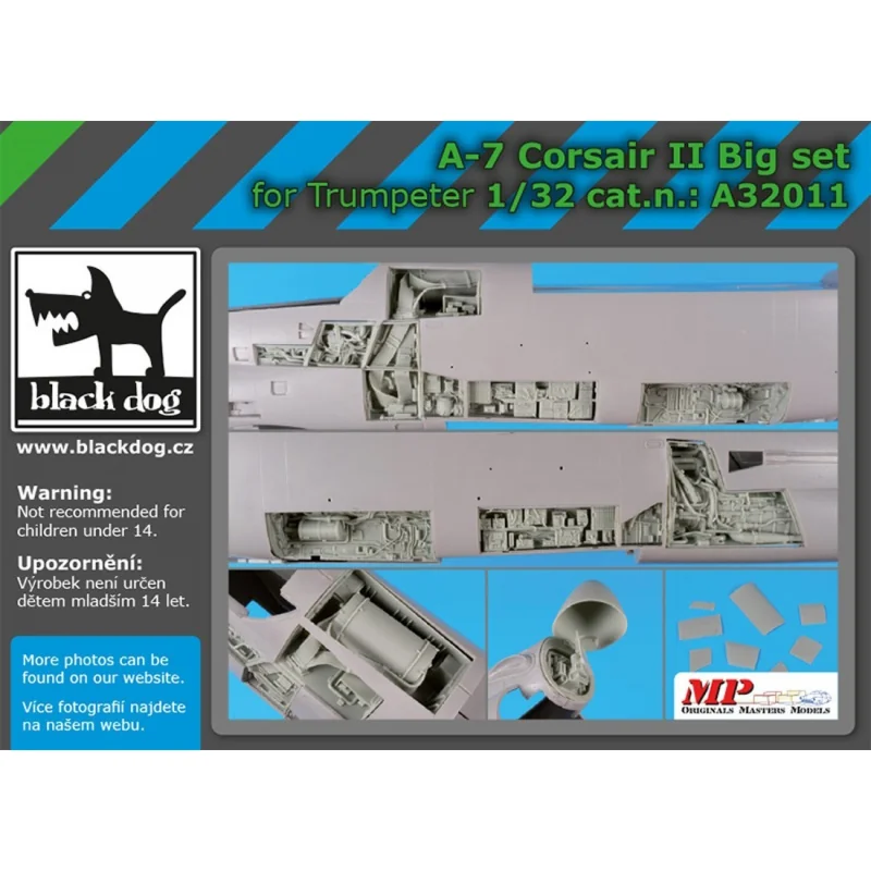 Vought A-7D/A-7E Corsair II big set [contains BDOA32009 + BDOA32010] (designed to be used with Trumpeter kits)