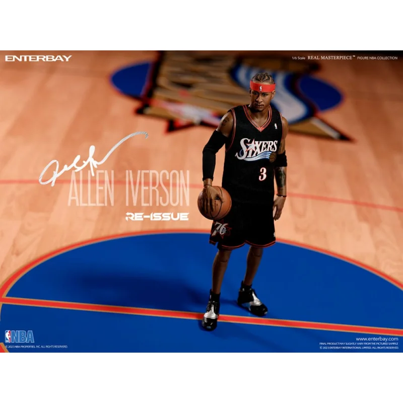 NBA Collection figurine Real Masterpiece 1/6 Allen Iverson Limited Retro Edition 30 cm