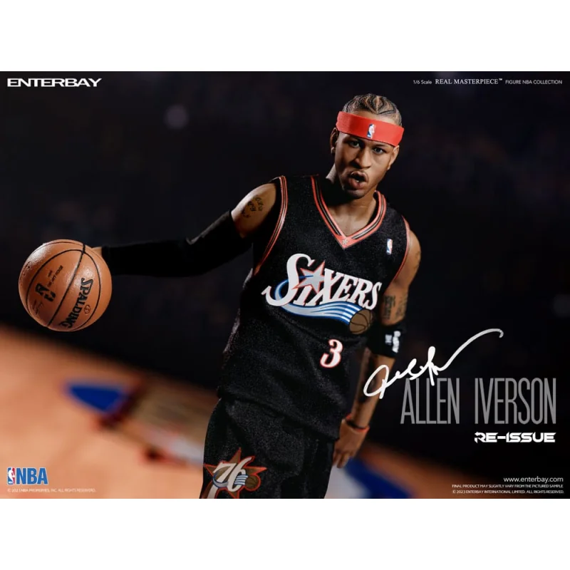 NBA Collection figurine Real Masterpiece 1/6 Allen Iverson Limited Retro Edition 30 cm