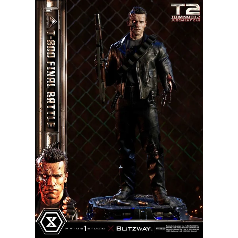 Terminator 2 statuette Museum Masterline Series 1/3 T-800 Final Battle Regular Version 75 cm