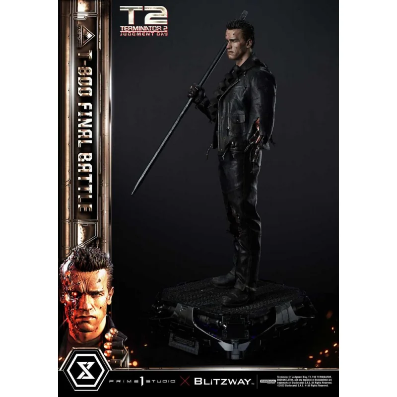 Terminator 2 statuette Museum Masterline Series 1/3 T-800 Final Battle Regular Version 75 cm