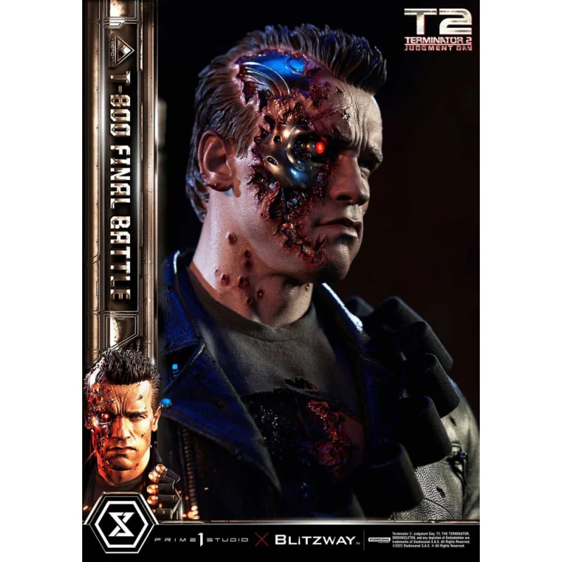 Terminator 2 statuette Museum Masterline Series 1/3 T-800 Final Battle Regular Version 75 cm