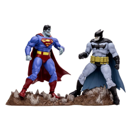 DC Multiverse pack de 2 figurines Bizarro & Batzarro 18 cm