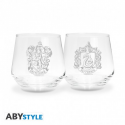 HARRY POTTER - Set de 2 verres Gryffondor & Serpentard