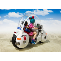 Dragon Ball Véhicule avec figurine Bulma's Motorcycle Hoipoi Capsule No.9 S.H. Figuarts 17 cm