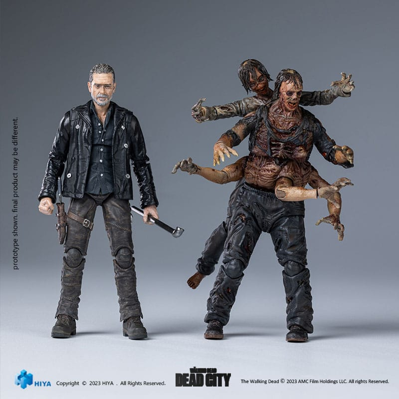 The Walking Dead figurine 1/18 Exquisite Mini Dead City Walker King 11 cm