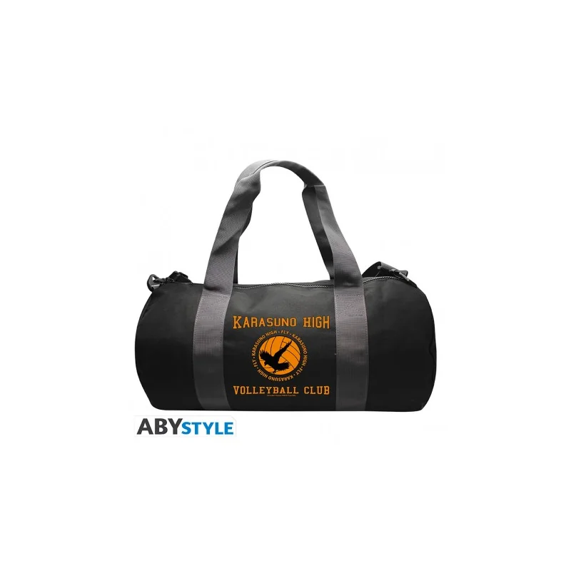 HAIKYU!! - Sac de sport "Karasuno Volleyball Club"- Grey/Black