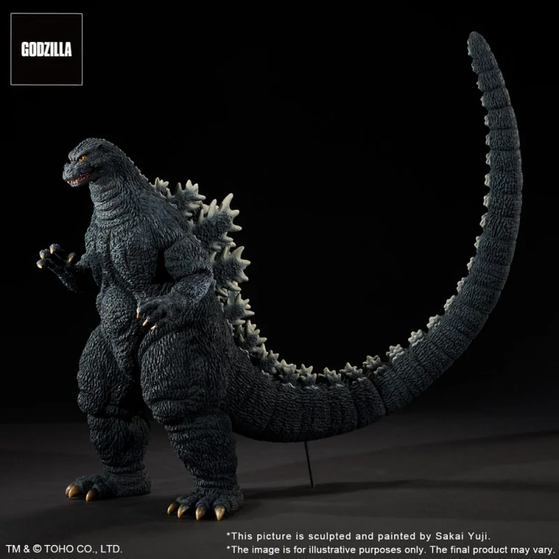 Godzilla 1993 TOHO Yuji Sakai Modeling Collection Godzilla Gallant Figure in the Suzuka Mountains 35 cm