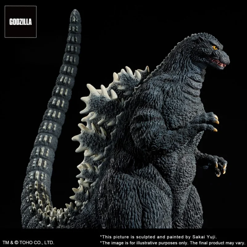 Godzilla 1993 TOHO Yuji Sakai Modeling Collection Godzilla Gallant Figure in the Suzuka Mountains 35 cm