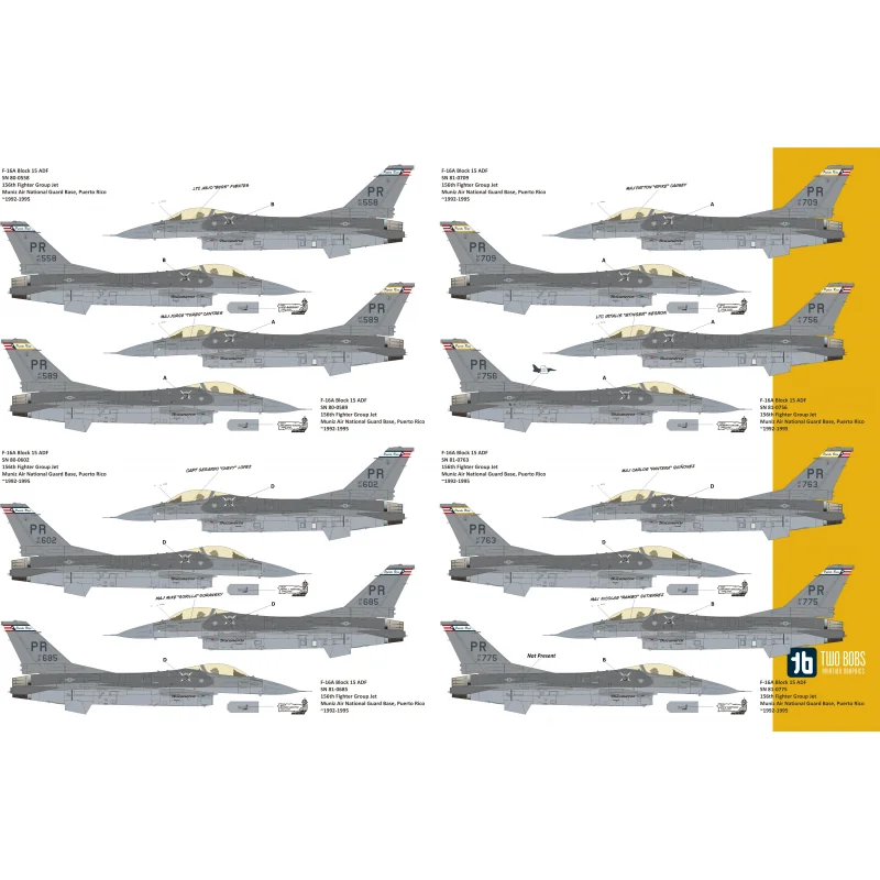 Genera-Dynamics F-16A/F-16B Vipers of the Caribbean