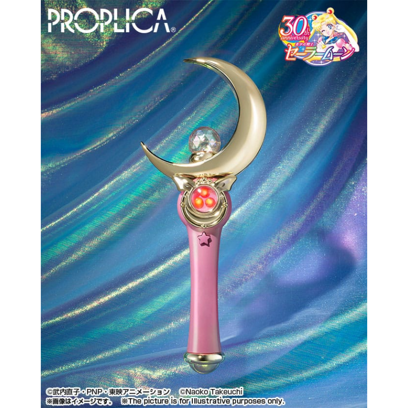 Sailor Moon Réplique Proplica Moon Stick Brilliant Color Edition 26 cm