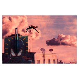 Poster Spider-Man impression Art Print Miles Morales 30 x 46 cm - non encadrée