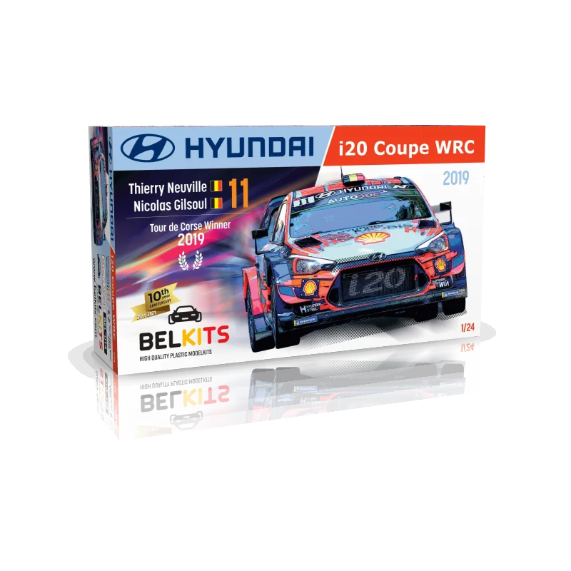 HYUNDAI I20 COUPE WRC TOUR DE CORSE 2019 T.NEUVILLE / N.GILSOUL