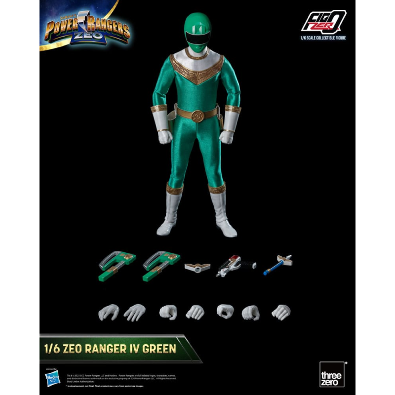 Action figure Power Rangers Zeo figurine FigZero 1/6 Ranger IV Green 30 cm