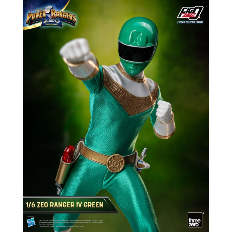 3Z05860W0 Power Rangers Zeo figurine FigZero 1/6 Ranger IV Green 30 cm